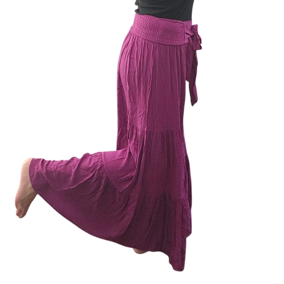 NWT 🌼 Easel Wide Leg  Palazzo Pants  Size Medium - Picture 3 of 7